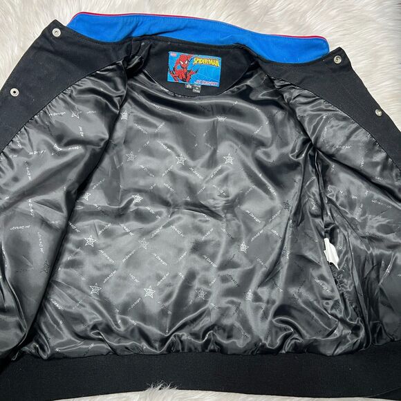 JH DESIGN YOUTH AMAZING SPIDERMAN JACKET SIZE 2XL 13-14 GREAT POWER SPIDER-MAN - Picture 7 of 8